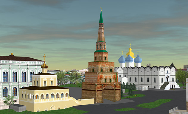 Казань в 3D
